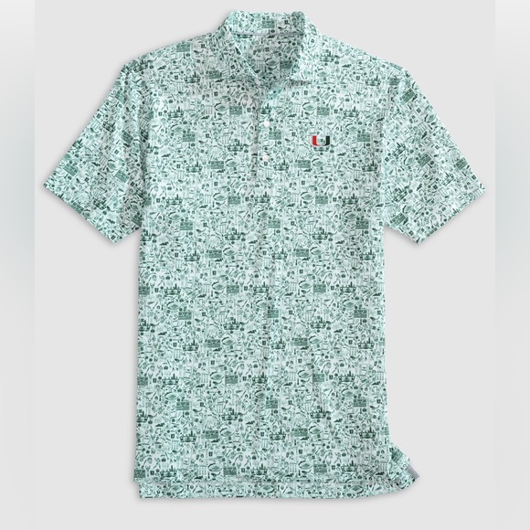 johnnie-O Other - JOHNNIE-O Miami Tailgater Printed Jersey Performance Polo UM (M2)